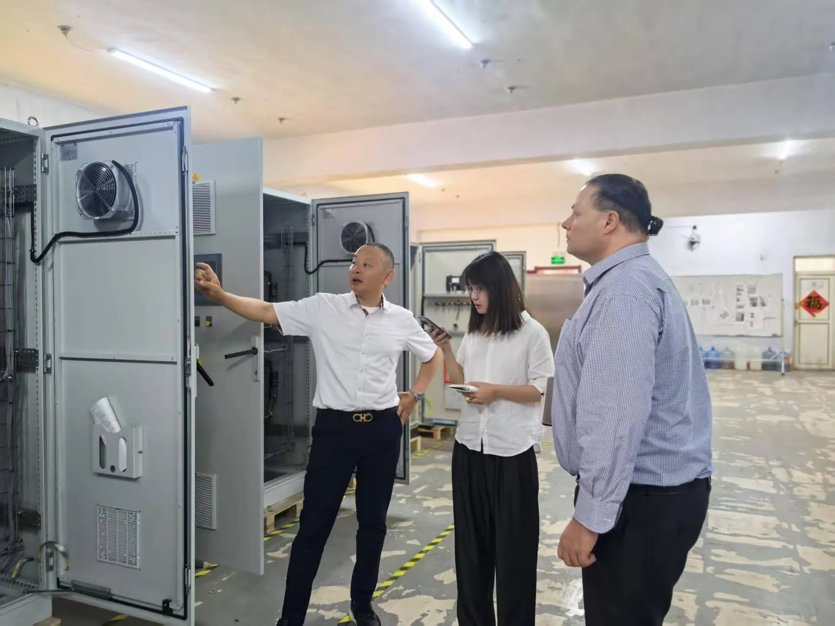 Visit from Australian customers