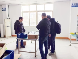 customers inspect