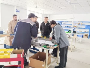 customers inspect